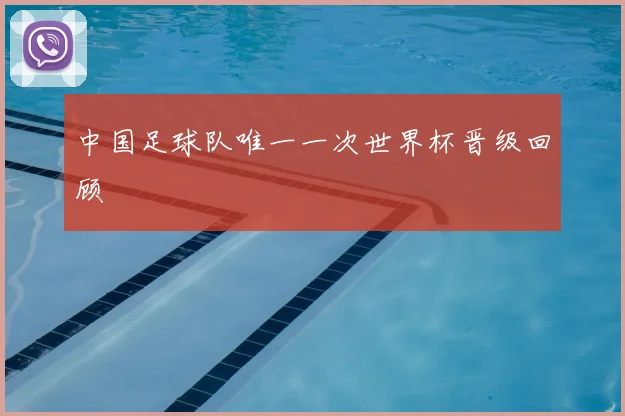 中国足球队唯一一次世界杯晋级回顾